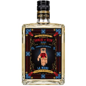 Botella_de_tequila_Sangre_de_Vida_LA_MANO_350 ml